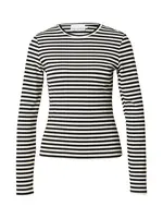 Noella Tričko 'Luana'  slonová kosť / čierna