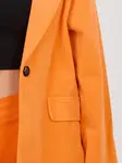 Oranžové struksové sako