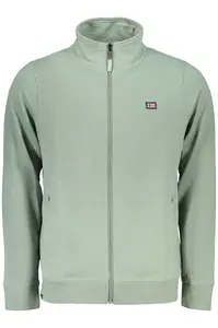 Pánská zelená mikina na zip