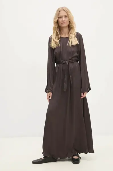 Šaty Answear.LAB hnědá barva, maxi