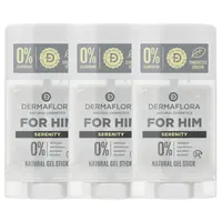 DERMAFLORA FOR HIM dezodorant gél SERENITY 3KS