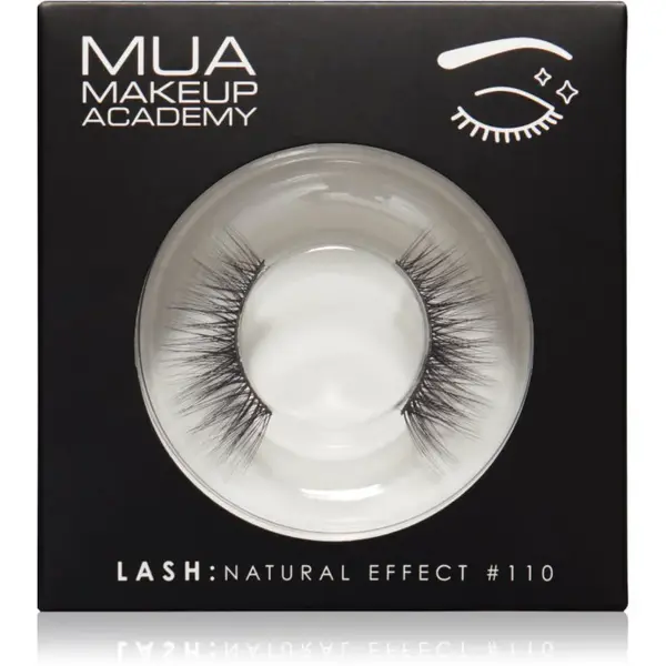 MUA Makeup Academy Lashes Natural Effect umelé mihalnice typ #110 1 pár