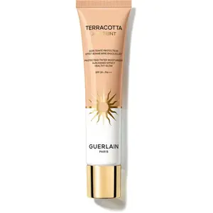 GUERLAIN Terracotta Joli Teint Protecting Tinted Moisturizer rozjasňujúci make-up pre prirodzený vzhľad SPF 20 odtieň 10 Sunveil 30 ml