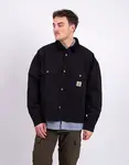 Carhartt WIP Prescott Shirt Jac Black/Black garment dyed L