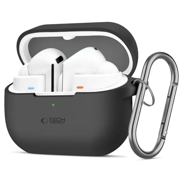 Tech-Protect Silikonový obal pro Samsung Galaxy Buds 3 / 3 Pro, černý