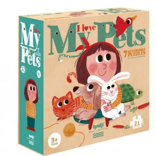 Puzzle Všichni moji mazlíčci - 21 pcs