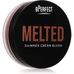 BPerfect Melted Cream Blush krémová lícenka odtieň Raspberry Rose 7.5 g