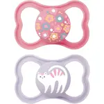 MAM Supreme Double Box 6+ months cumlík Pink/ Purple 2 ks