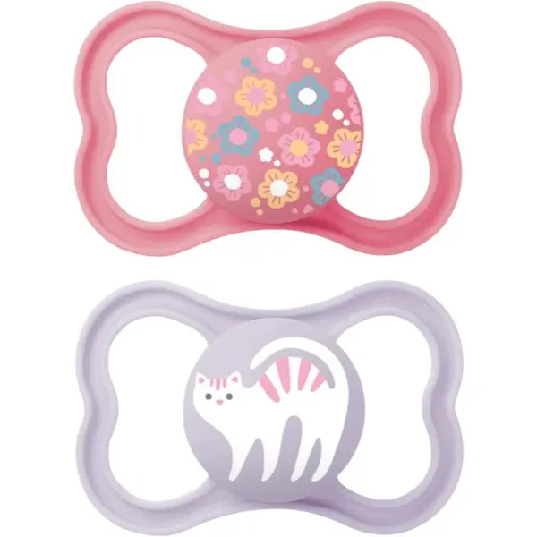 MAM Supreme Double Box 6+ months cumlík Pink/ Purple 2 ks