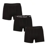 Pietro Filipi 3PACK pánské boxerky černé (3BCL005) XXL