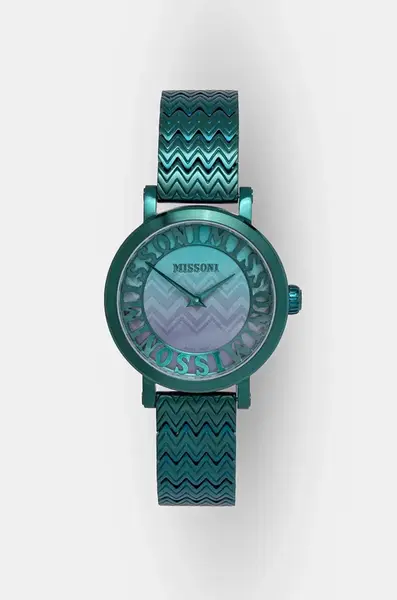 Hodinky Missoni tyrkysová barva, MWCY00623