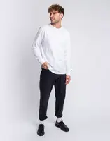 Tričko Carhartt WIP L/S Base T-Shirt White/Black