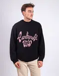 Carhartt WIP Chedda Sweater Black/Glassy Pink L