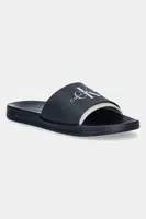 Pantofle Calvin Klein Jeans SLIDE MONOGRAM TPU pánské, tmavomodrá barva