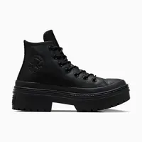 Kožené kecky Converse Chuck Taylor All Star Lugged Heel dámské, černá barva, A11548C