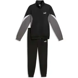 Puma ESSENTIALS BLOCK POLY SUIT Pánská tepláková souprava, černá, velikost