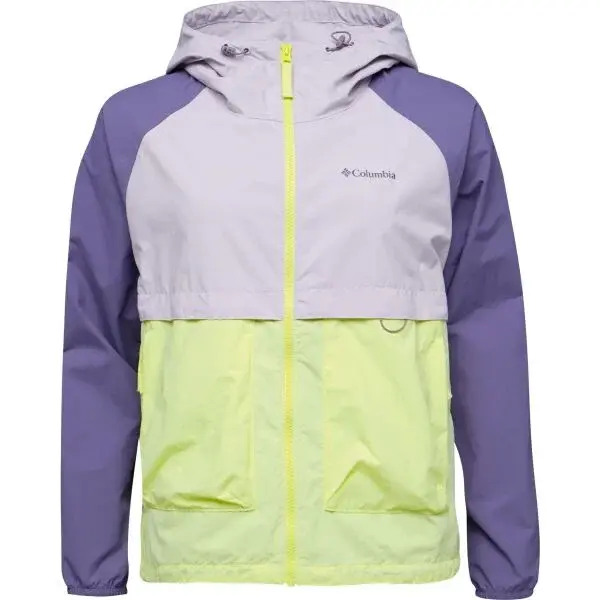 Columbia SPIRE VALLEY™ WINDBREAKER Dámska outdoorová bunda, fialová, veľkosť