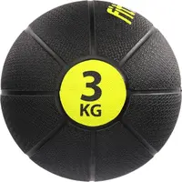 Fitforce MEDICINE BALL 3 KG Medicinbal, čierna, veľkosť 3 KG