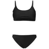AQUOS ABEBI Dámské dvoudílné plavky, černá, velikost