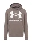 UNDER ARMOUR Športová mikina 'Rival'  mokka / biela