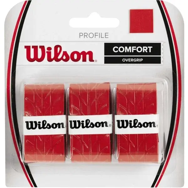 Wilson PROFILE OVERGRIP Omotávka, červená, velikost
