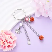 Glass Pearl & Alloy Keychian