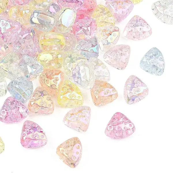 UV Plating Transparent Acrylic Beads