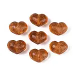 Handmade Gold Sand Lampwork Beads