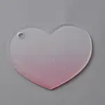 Gradient Transparent Acrylic Disc Big Pendants