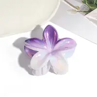 Flower Plastic Claw Hair Clips