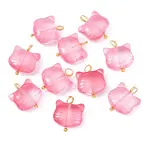 10Pcs Glass Pendants
