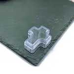 Cross Shaped Portable PVC Small Jewelry Storage Boxes with Lid