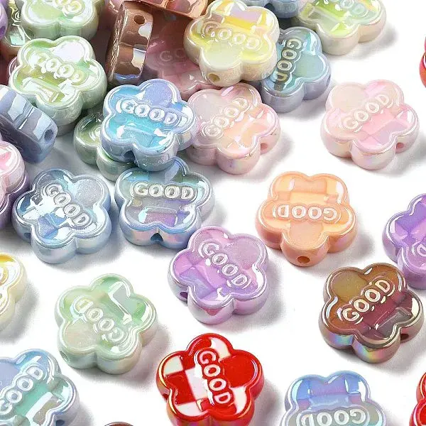 UV Plating Opaque Acrylic Beads