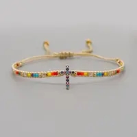 Adjustable Nylon Cord Braided Bead Bracelets