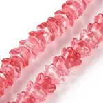 Transparent Glass Beads Strands