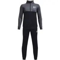 Under Armour CB KNIT TRACK SUIT Chlapčenská  športová súprava, čierna, veľkosť M