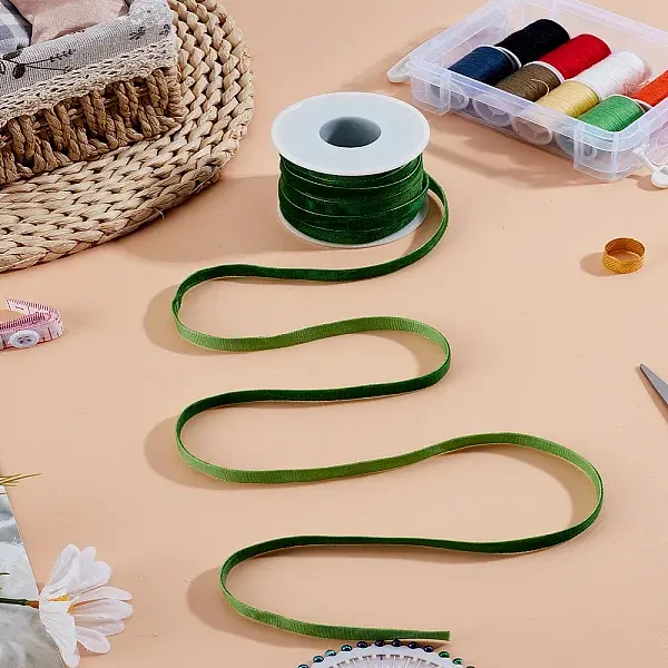 10Yards Single Face Velvet Ribbon