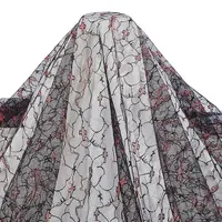 Halloween Theme Polyester Mesh Fabric