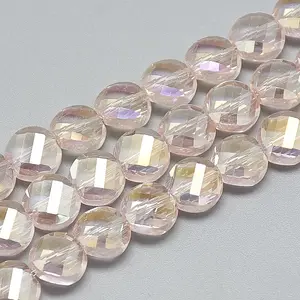 Electroplate Glass Beads Strands