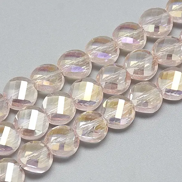 Electroplate Glass Beads Strands