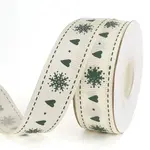 Christmas Theme Polyester Grosgrain Ribbon