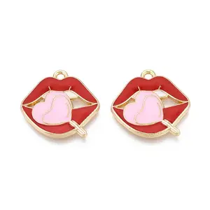 Alloy Enamel Pendants