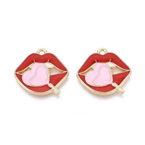 Alloy Enamel Pendants