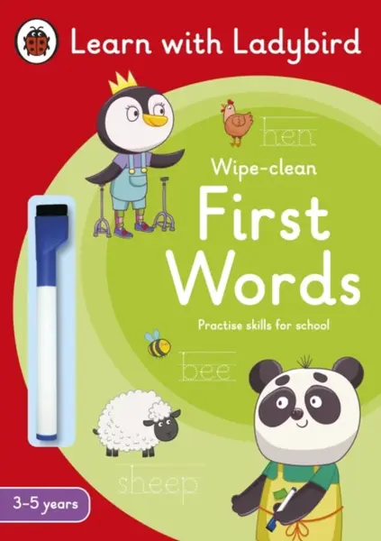First Words: A Learn with Ladybird Wipe-Clean Activity Book 3-5 years - Ladybird