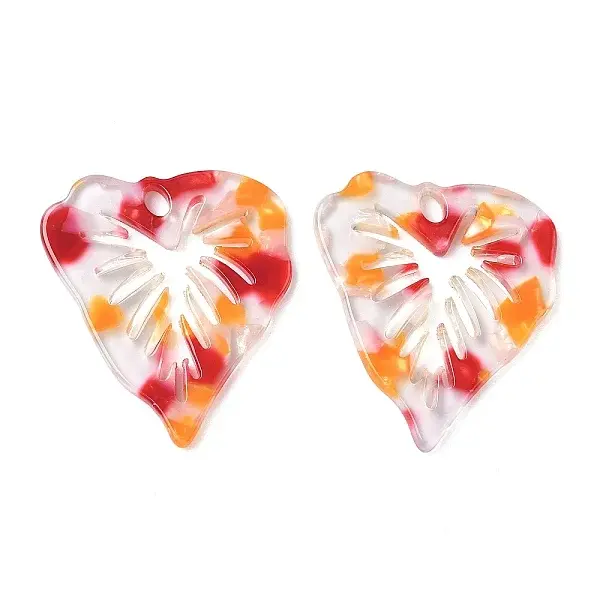 Transparent Cellulose Acetate(Resin) Pendants