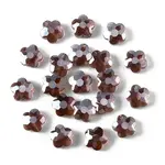 20Pcs Transparent Electroplate Glass Beads