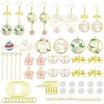 DIY Alloy Enamel Rabbit Earring Jewelry Making Kits