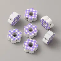 Easter Theme Printed Wooden Beads
