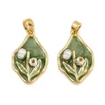 Brass Enamel Pendants