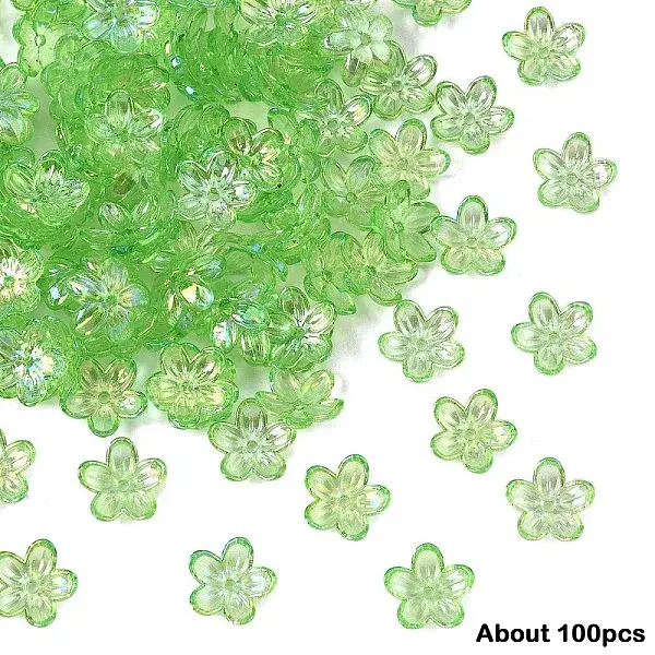 15g Transparent Acrylic Bead Caps